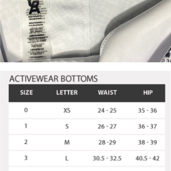 NWT Good American Python mesh side leggings - Picture 5 of 8